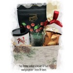 Cozy Christmas Candlelight & Chocolate Gift Box